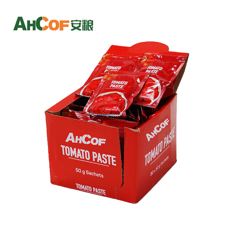 flexible pouch 50g tomato paste factory