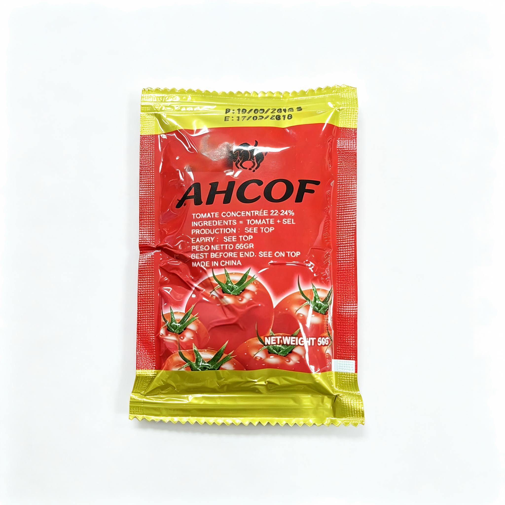 Bulk Tomato Paste Flat Pouch